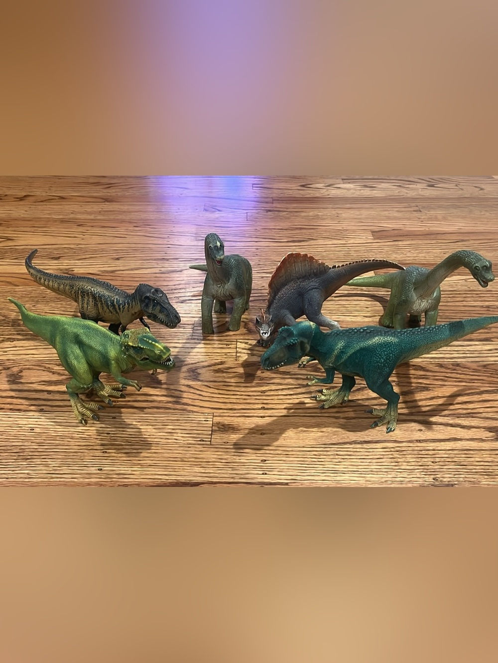 Lot of 6 Scleich Dinosaurs